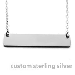 Custom Handwriting Necklace Gold Name Plate Necklace