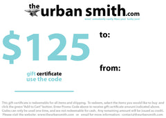 The Urban Smith Gift Certificate