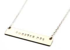 The Name Plate Necklace Sweetie Pie