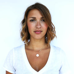 The Emoji Necklace Gold Disc - 3/8"