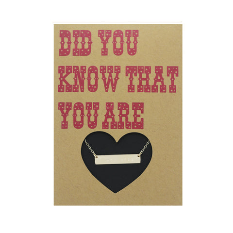DID YOU KNOW THAT YOU ARE