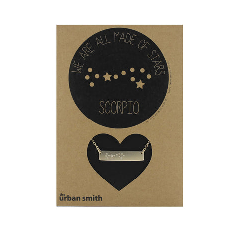 WE ARE ALL MADE OF STARS CONSTELLATION NECKLACE - SCORPIO