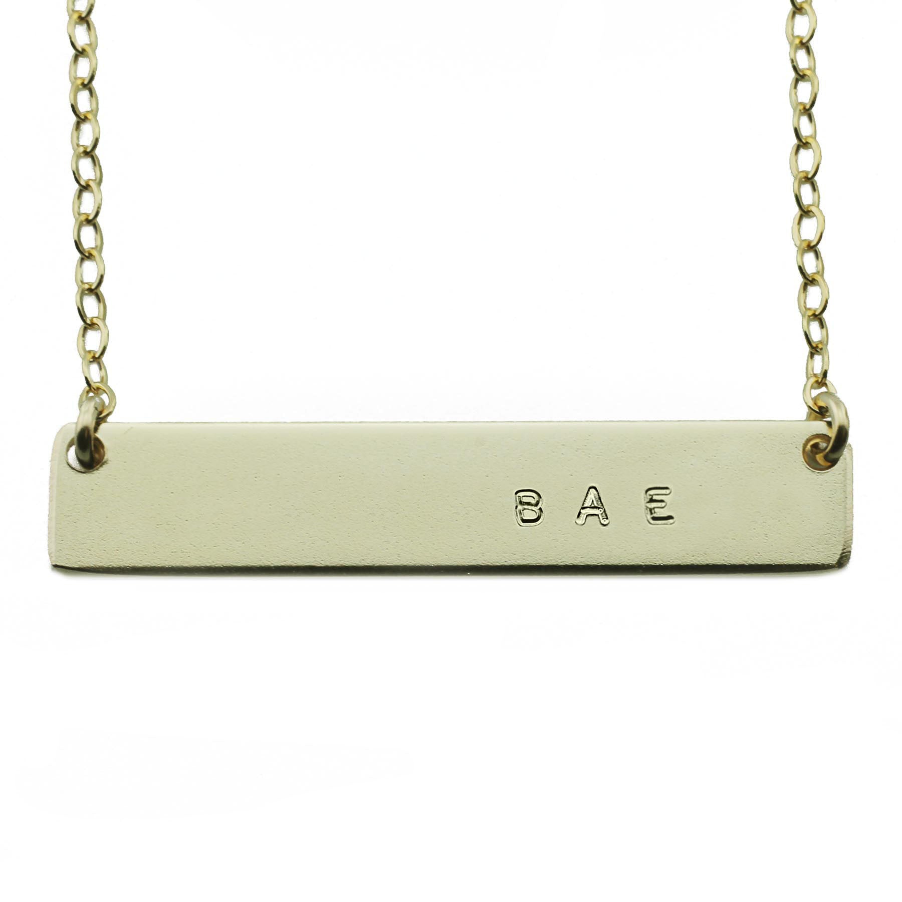The Name Plate Necklace Bae – The Urban Smith
