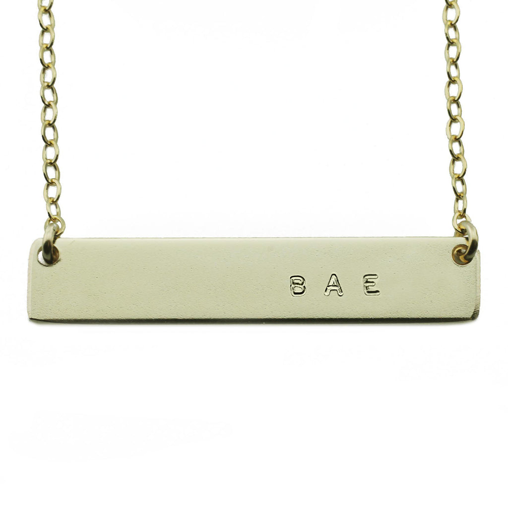 BAE NAMEPLATE NECKLACE