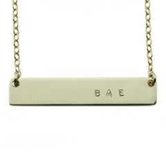 BAE NAMEPLATE NECKLACE