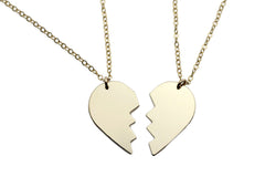 Split Heart Necklaces