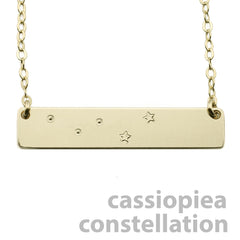 CASSIOPIEA CONSTELLATION NECKLACE