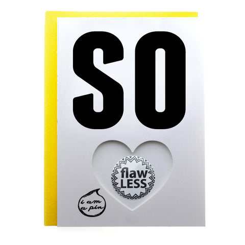 PIN GREETING CARD - SO