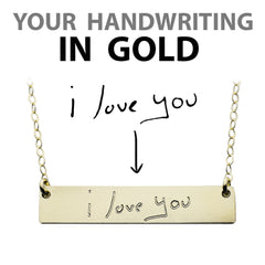 CUSTOM HANDWRITING NECKLACE