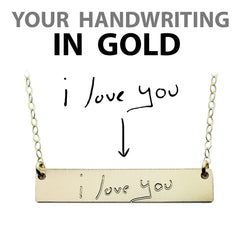 CUSTOM HANDWRITING NECKLACE