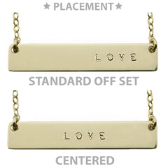 CUSTOM NAMEPLATE NECKLACE