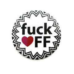 PIN GREETING CARD - I HEART CURSE WORDS