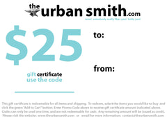 The Urban Smith Gift Certificate