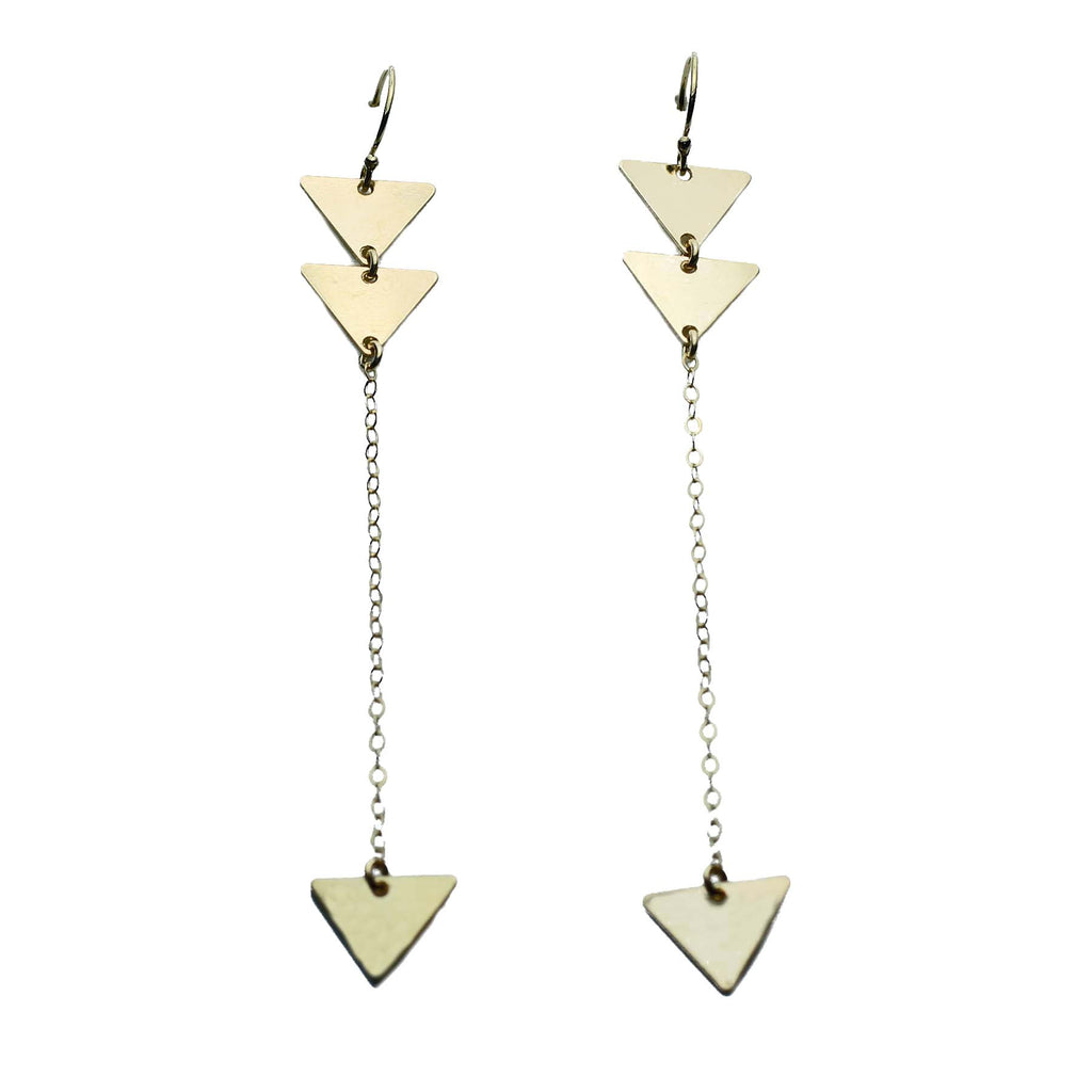 GOLD ARROW EARRINGS