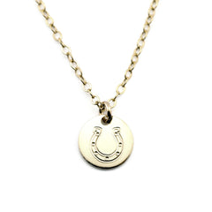 HORSESHOE CHARM NECKLACE