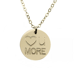 I Heart You More Necklace