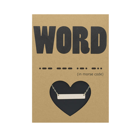 MORSE CODE - WORD