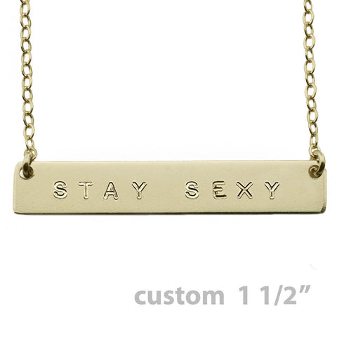 Stay Sexy Don't Get Murdered Necklace