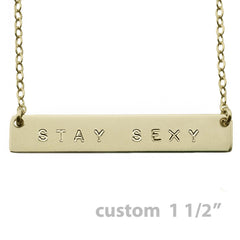 Stay Sexy Don't Get Murdered Necklace