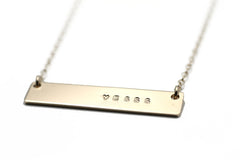 The Name Plate Necklace Yesss