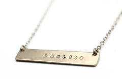 The Name Plate Necklace Darling