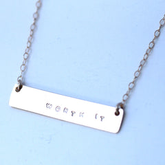 The Name Plate Necklace Worth It