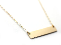 Name Bar Necklace