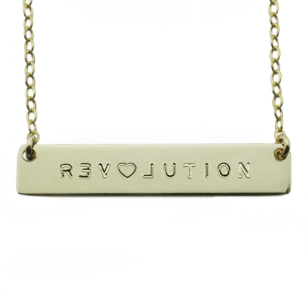 Revolution Nameplate Necklace