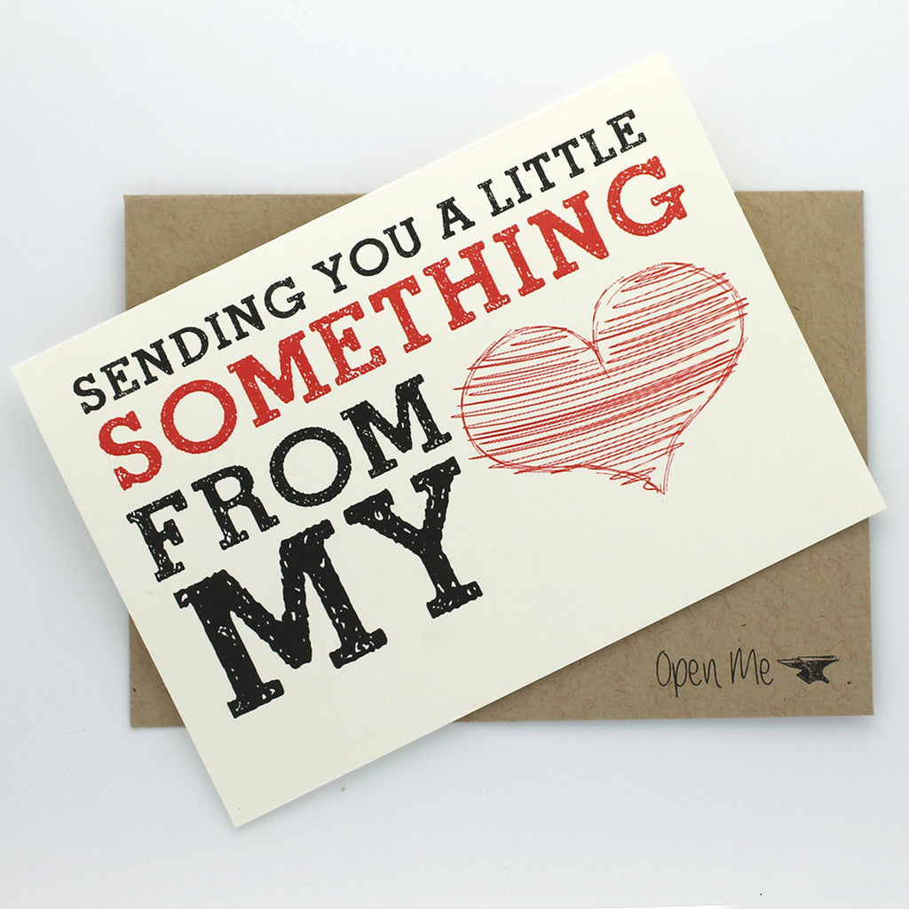 GREETING CARD - SENDING YOU A LITTLE SOMETHING
