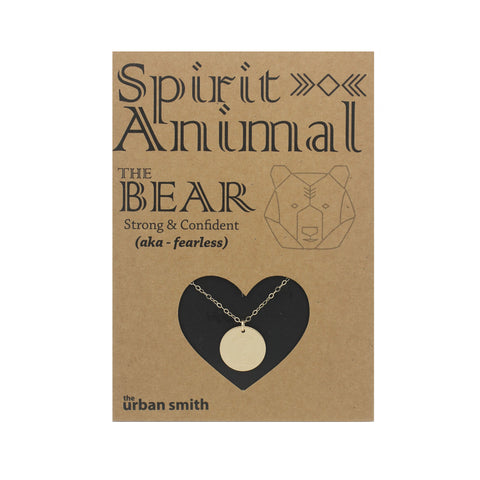 Spirit Animal Necklace - The Bear