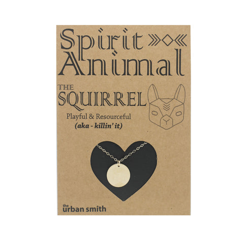 Spirit Animal Necklace - The Squirrel
