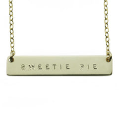 SWEETIE PIE NAMEPALTE NECKLACE