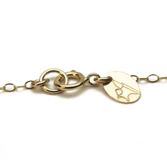 Gold Name Plate Necklace Custom Tags 1"