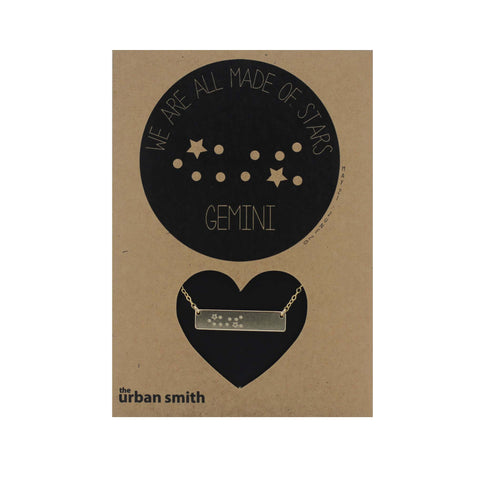 WE ARE ALL MADE OF STARS CONSTELLATION NECKLACE  - GEMINI
