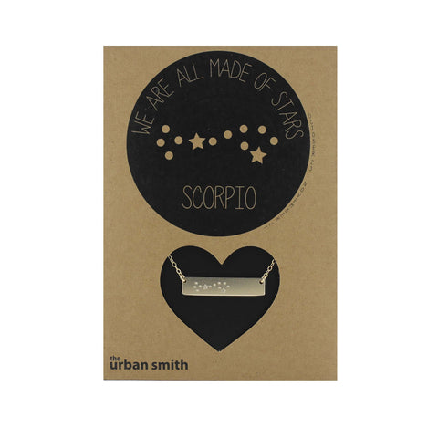 WE ARE ALL MADE OF STARS CONSTELLATION NECKLACE - SCORPIO