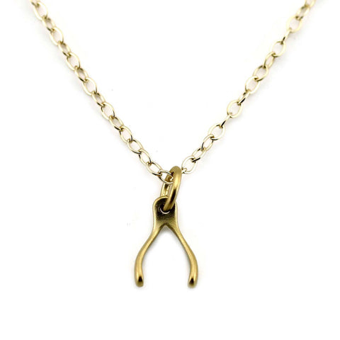 Wishbone Necklace Little Wishes